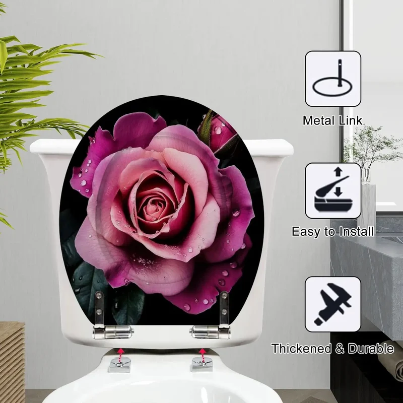 Top Shelf Round Toilet Seat With Smooth Slow Close Lid Zero Daily Slamming Just Quiet Operation Using Adjustable Mounts Fits Everyday Bathroom Setups Built Tough