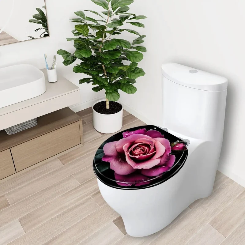 Top Shelf Round Toilet Seat With Smooth Slow Close Lid Zero Daily Slamming Just Quiet Operation Using Adjustable Mounts Fits Everyday Bathroom Setups Built Tough