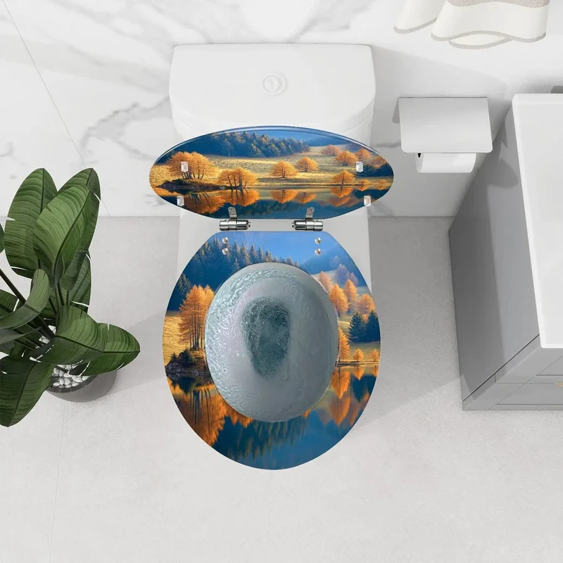 Heavy Duty Round Resin Toilet Seat With Smooth Slow Close Lid And Quick Release Hinges For Standard American Home Baths Easy Peasy Installation Fits Like A Dream Zero Hassle Promise