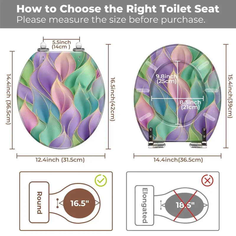 Slick Round Resin Toilet Seat For Your Bathroom Refresh Featuring No Fuss Universal Mounting And Adjustable Installation Brackets That Snap Together Tight For Smooth Daily Use And Rock Solid Long Term Durability