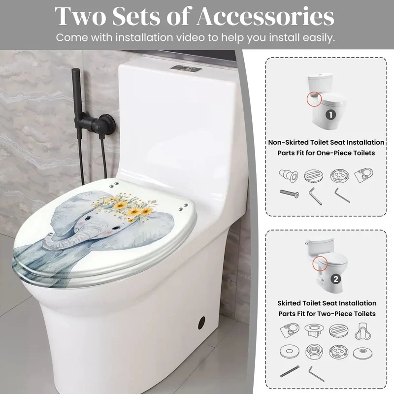 Dead Simple Install No Sweat Setup Real Deal Comfort Elongated Toilet Seat For Modern Bathrooms With Heavy Duty Adjustable Hardware And Universal American Standard Fit