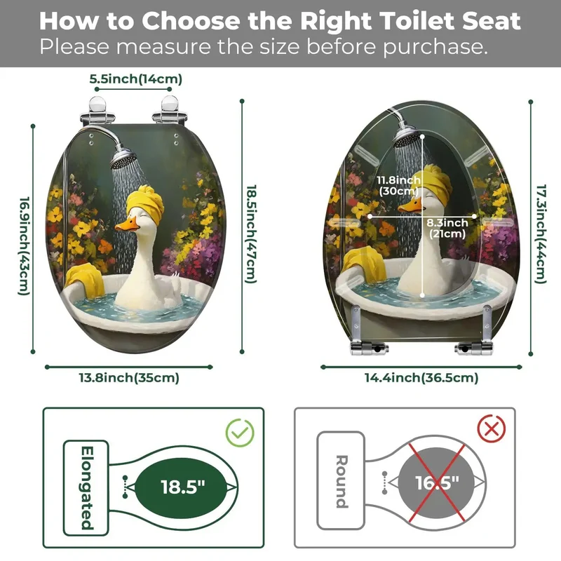 Hella Sturdy Resin Elongated Toilet Seat Fit Like A Glove For Standard Bathroom Quick Install No Sweat Mounting Slick Surface Big Time Home Refresh Piece