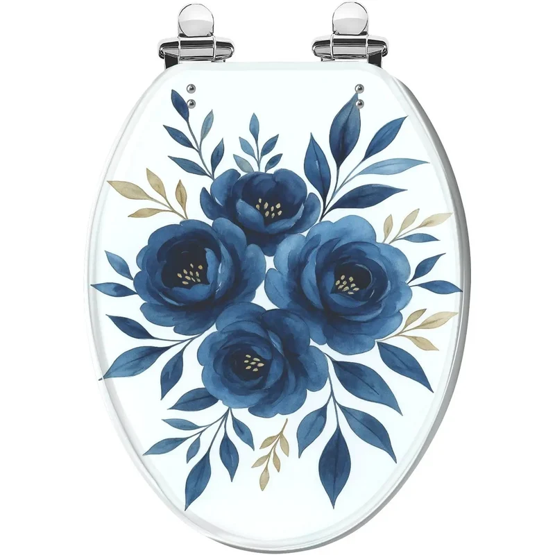 Heavy Duty Elongated Toilet Seat With Silent Soft Close And No Hassle Quick Release Hinges Rock Solid Build For Standard American Bathroom Game Changer For Everyday Relaxation With Adjustable Top Plate Hardware And Hella Durable Finish