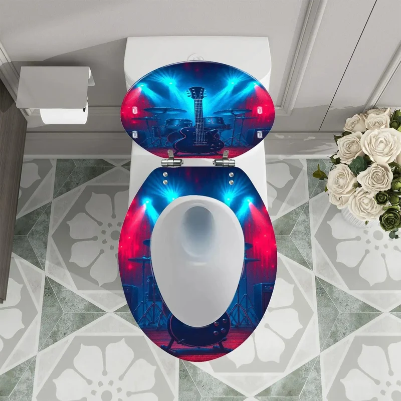 Top Tier Resin Elongated Toilet Seat Smooth Universal Hinge Kit For American Standard Baths Badass Man Cave Refresh No Fuss Quick Install Heavy Duty Durable Build