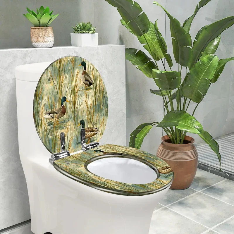 Super Smooth Universal Round Toilet Seat Replacement Featuring Rock Solid Soft Close Hinge Quick Snap Install Fits Most Bathrooms Premium Heavy Duty Zero Creaks Hassle Free Fix