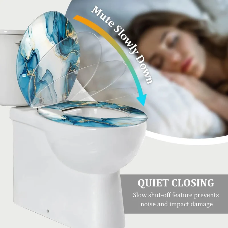 Heavy Duty Elongated Resin Toilet Seat For Your Bathroom Refresh With No Sweat Adjustable Hinges That Fit Most American Standard Bowls And Skirted Designs