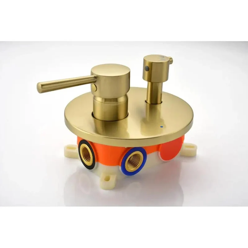 Premium Wall Mounted Shower System With 10 Inch Rainfall Head And Handheld Sprayer Boasting A Clean Brushed Gold Finish That Hits Different For Smooth Daily Routines And Major Home Spa Vibes Year Round