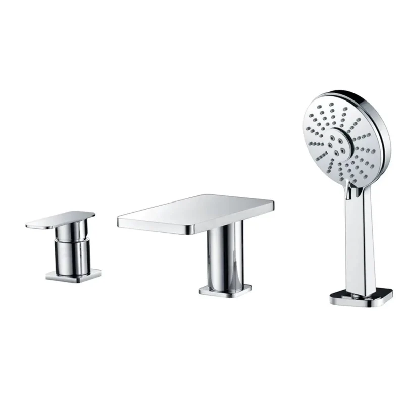 Built Like A Tank Solid Brass Handheld Shower System With Slick Polished Chrome Finish And Zero Hassle Flow For Quick Easy Bathroom Refresh And Drip Free Shower Days