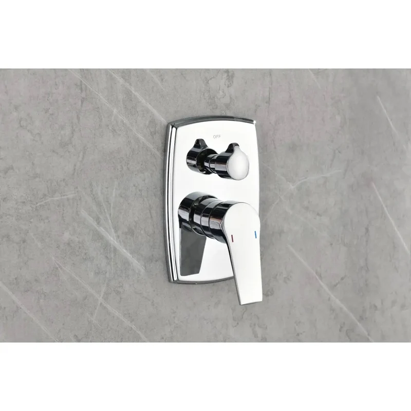 Top Shelf Wall Mounted Rain Shower System With Diverter Control Three Massage Body Jets And Comfort Handheld Wand Featuring Clog Free Chrome Build For Smooth Bathroom Makeover
