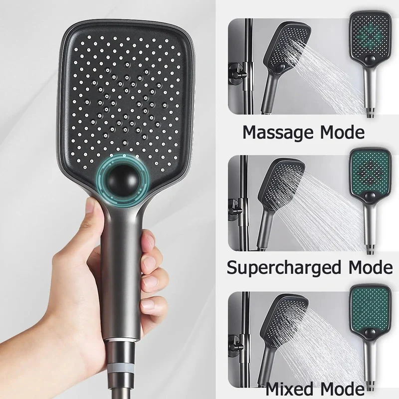 Slick Thermostatic Shower System With Digital Display And Rain Shower Head Featuring Precise 40 Degree Memory And 4 Function Mixer Valve For Bathtub High Flow Water Control And Easy Peasy Upgrade For Your Home Bath Game