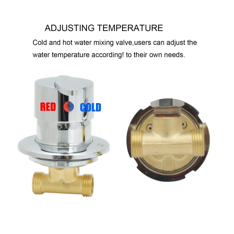 Heavy Duty Brass Shower Panel Slick Thermostatic Temperature Control Zero Hassle Ceramic Cartridge Mixer Valve For Smooth Hot Cold Water Flow Premium Bathroom Fixtures