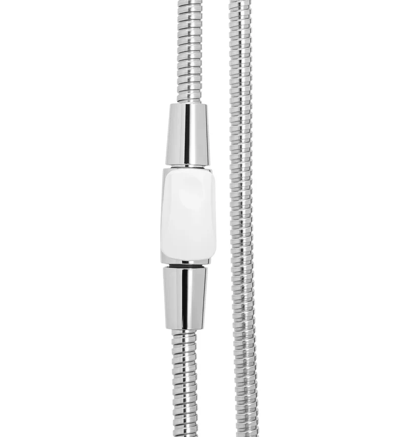Slick Multifunction Handheld Shower Head Featuring Smart Auto Divert Thermostatic Valve And High Pressure Massage Jets For Smooth Hassle Free Showers Chrome Finish