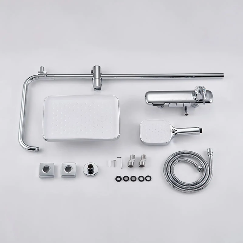 Ridiculously Good Wall Mount Shower System With Chrome Rain Head And Handheld Sprayer Includes Tub Spout Three Spray Modes Single Switch Design Keeps Your Bath Routine Effortless And Super Dope All Day Long