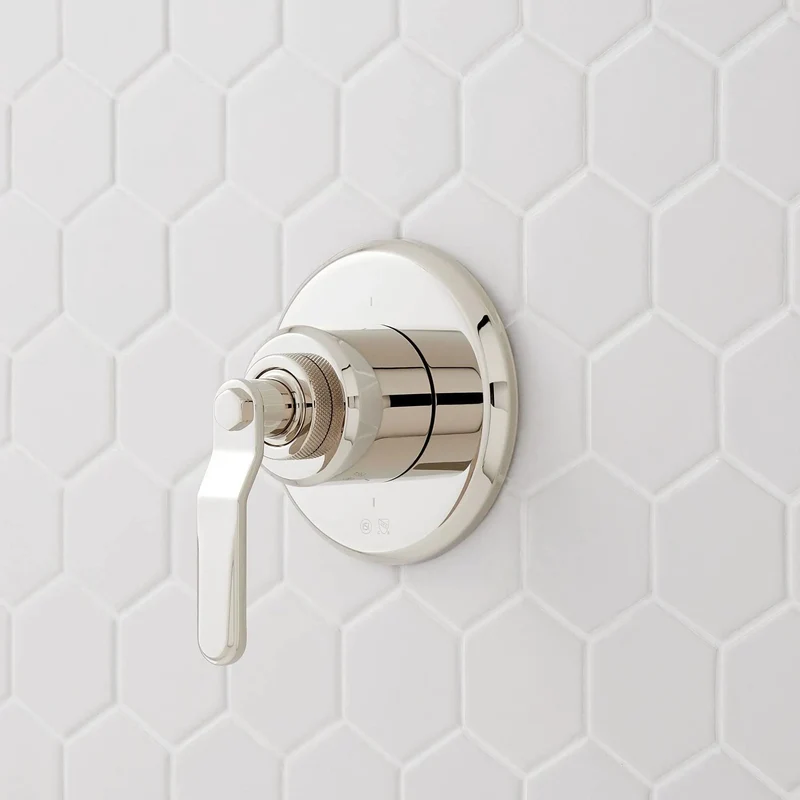 Sleek Brushed Nickel Shower System With Dead Smooth Single Handle Controls And Premium Fixed And Handheld Spray Heads Featuring Easy Clean Silicone Nozzles Tough Solid Brass Arm Plus Stretchy Flex Hose For A Tight Bath Upgrade