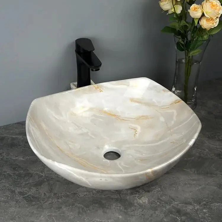 Sleek Round Vessel Bathroom Sink Glossy Ceramic Countertop Washbasin No Sweat Wipe Cleanup Stain Resistant Vanity Upgrade For Modern Home Or Hotel Style Baths