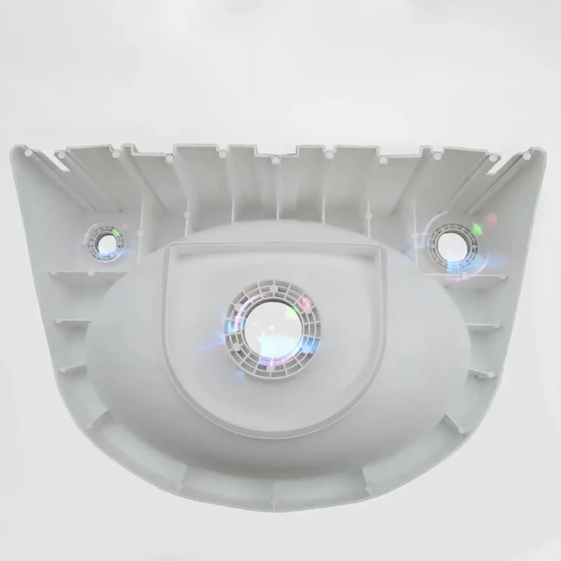 Sharp Wall Mount Bathroom Sink Featuring Oval Cactus Vessel Basin And Solid Drain Kit For Sleek Cloakroom And Vanity Cabinet Bright White Ceramic Surface Fast Install Space Saving Layout For Tight Quarters