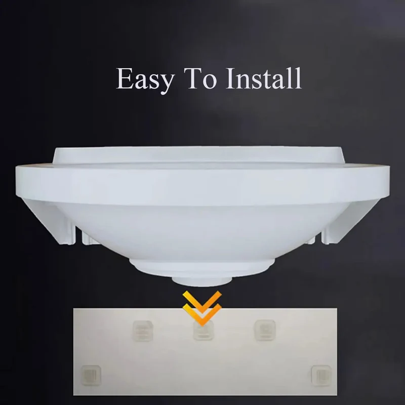 Sharp Wall Mount Bathroom Sink Featuring Oval Cactus Vessel Basin And Solid Drain Kit For Sleek Cloakroom And Vanity Cabinet Bright White Ceramic Surface Fast Install Space Saving Layout For Tight Quarters