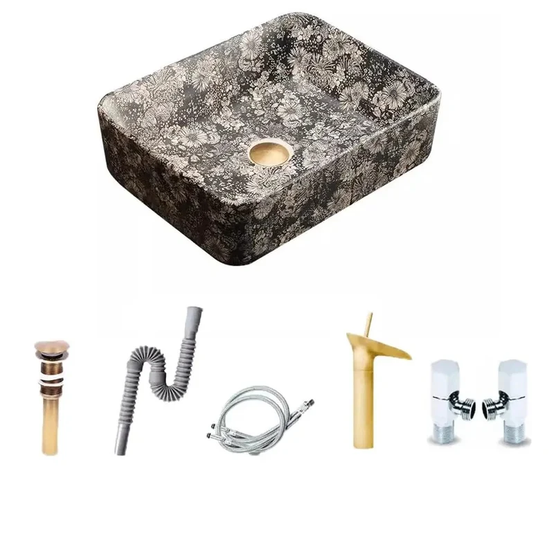 Dope Retro Ceramic Vessel Sink For Outdoor Courtyards And Balconies Rad Single Wash Basin Perfect For Home Bathrooms Or Table Tops Smooth Glazed Finish That Elevates Any Space Snag This Badass Basin Today