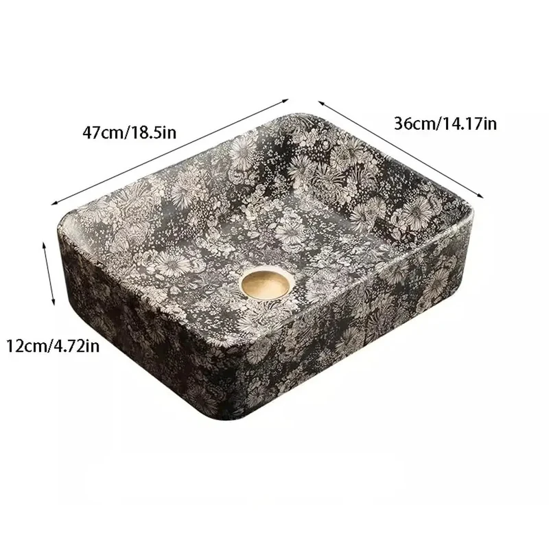 Dope Retro Ceramic Vessel Sink For Outdoor Courtyards And Balconies Rad Single Wash Basin Perfect For Home Bathrooms Or Table Tops Smooth Glazed Finish That Elevates Any Space Snag This Badass Basin Today