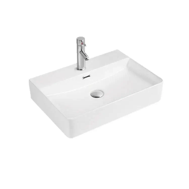 Straight Fire Above Counter Vessel Sink For Bathroom Countertop Install Slick Curved Porcelain Wash Basin With Top Shelf Modern Design Killer Durability For Homes And Hotels Everyday Vanity Upgrade