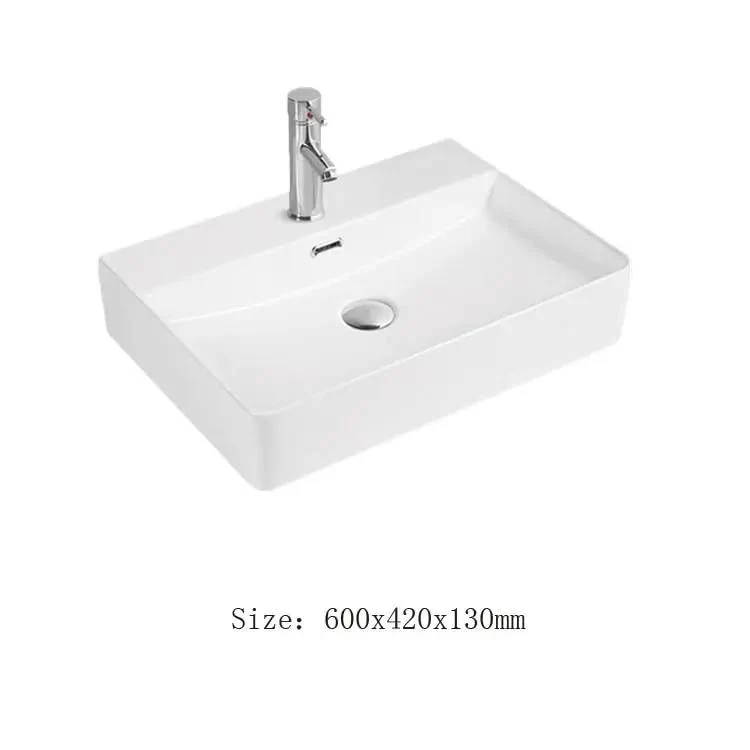 Straight Fire Above Counter Vessel Sink For Bathroom Countertop Install Slick Curved Porcelain Wash Basin With Top Shelf Modern Design Killer Durability For Homes And Hotels Everyday Vanity Upgrade