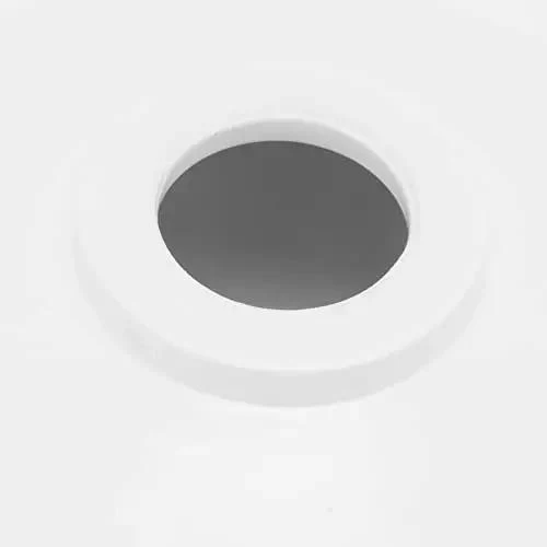 White Acrylic Vessel Sink For Bathroom Rv Camper And Yacht Vanity Slick Smooth Square Basin Light Weight With Easy Peasy Drop In Install For Your Awesome Personal Space