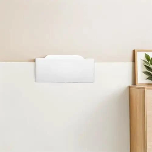 Lightweight Wall Mount Sink And Plastic Basin For Tiny Bathrooms Featuring Totally Hassle Free No Drill Setup Portable Space Saving Floating Vanity Shelf For Renters And Studio Apartments