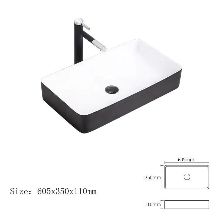 Slick Bathroom Vessel Sink Countertop Wash Basin Modern Ceramic Oval Vessel Contemporary Floating Vanity With Crisp Clean Lines Top Tier Durability For Sweet Home Spa Renovations And Boutique Hotel Suites Dope Finish Quality