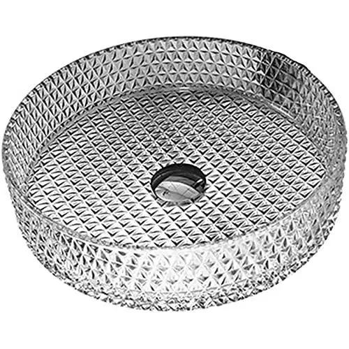 High Gloss White Tempered Glass Vessel Sink With Top Shelf Hardware Straight Up Made For Modern Bathrooms And Bars Heavy Weight Heat Resistant Countertop Wash Basin Rock Solid Everyday Performance