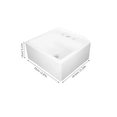 Slick Wall Mounted Bathroom Sink Lightweight Plastic Vanity No Drill Easy Install For Tight Apartments And Rentals Space Saving Basin Hassle Free Setup
