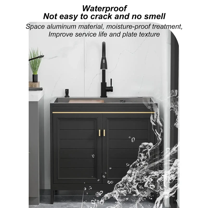Sweet Free Standing Bathroom Vanity Sink With Nifty Cabinet Drainer And Spacious Drawer Plus Faucet Included 60cm Floor Mount Combo Unit Making Small Spaces Look Amazing
