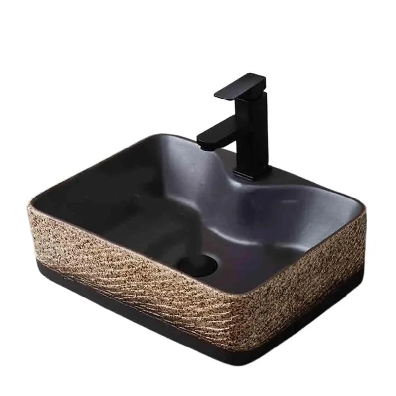Hella Sleek Rectangular Ceramic Vessel Sink With Smooth Glazed Finish For Bathroom Vanity Or Outdoor Patio Wash Basin Top Shelf Contemporary Design Real Deal Drain Accessories Included
