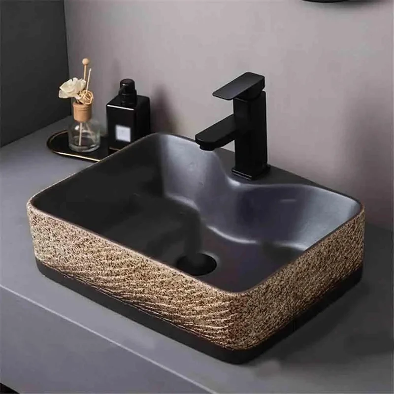 Hella Sleek Rectangular Ceramic Vessel Sink With Smooth Glazed Finish For Bathroom Vanity Or Outdoor Patio Wash Basin Top Shelf Contemporary Design Real Deal Drain Accessories Included