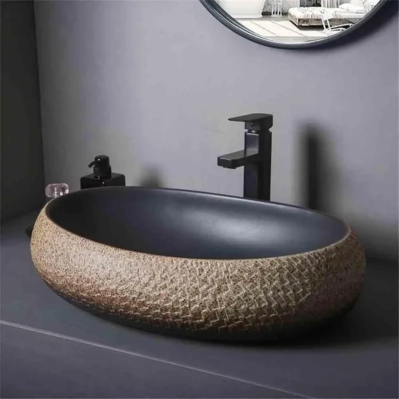 Hella Sleek Rectangular Ceramic Vessel Sink With Smooth Glazed Finish For Bathroom Vanity Or Outdoor Patio Wash Basin Top Shelf Contemporary Design Real Deal Drain Accessories Included