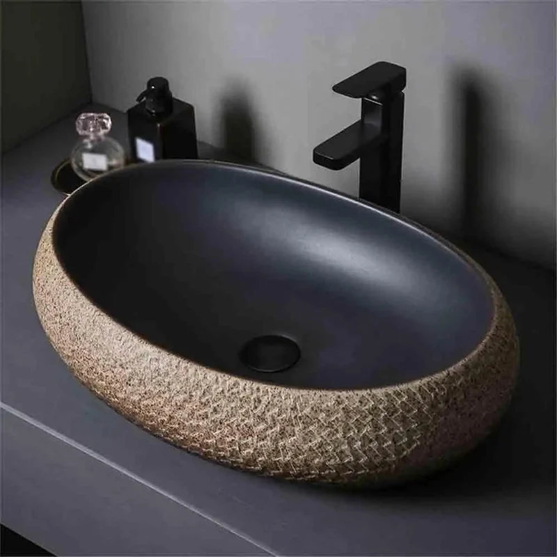 Hella Sleek Rectangular Ceramic Vessel Sink With Smooth Glazed Finish For Bathroom Vanity Or Outdoor Patio Wash Basin Top Shelf Contemporary Design Real Deal Drain Accessories Included