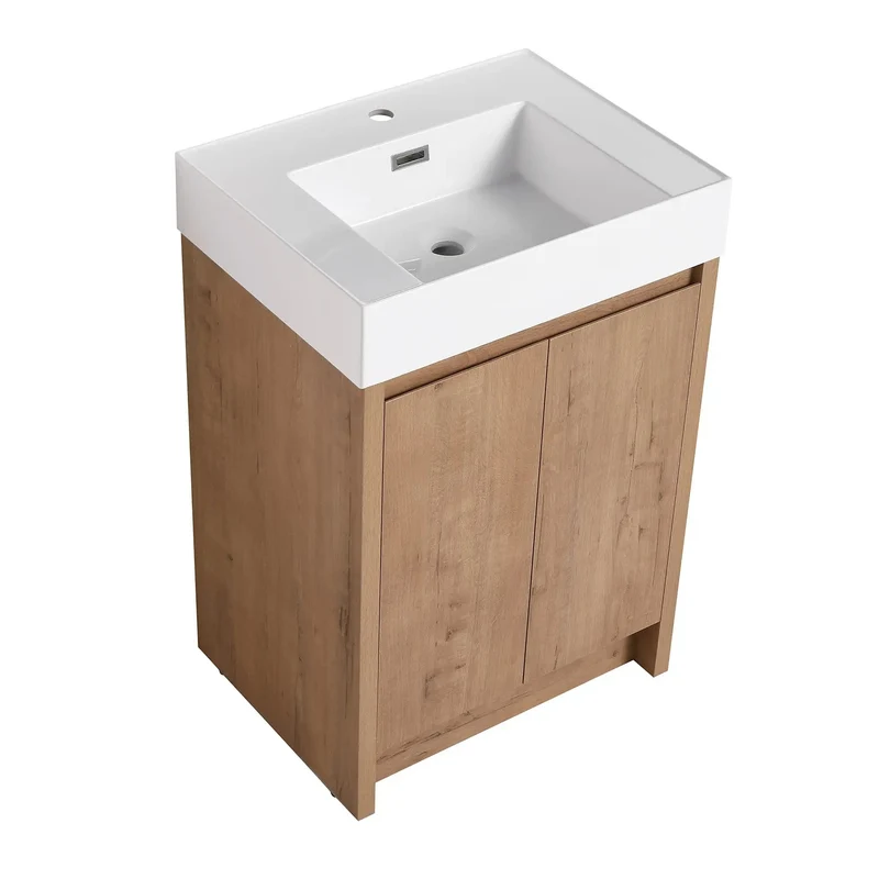 Premium Rectangular Bathroom Resin Sink Featuring Slick Gloss White Finishing, Modern Vanity Basin Built For Hassle Free Swaps And Instant Top Shelf Bathroom Makeovers