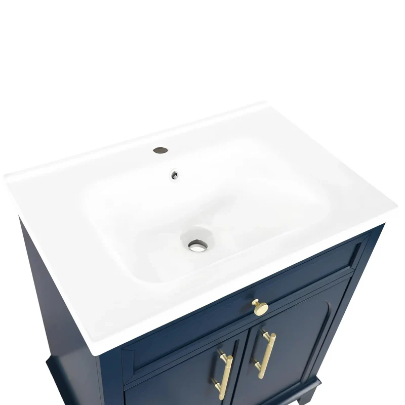 Super Slick 27 Inch White Ceramic Vessel Sink Standalone Porcelain Basin Modern Bathroom Vanity Sink Replacement Clean Lines Farmhouse Style Total Game Changer For Any Bath Space