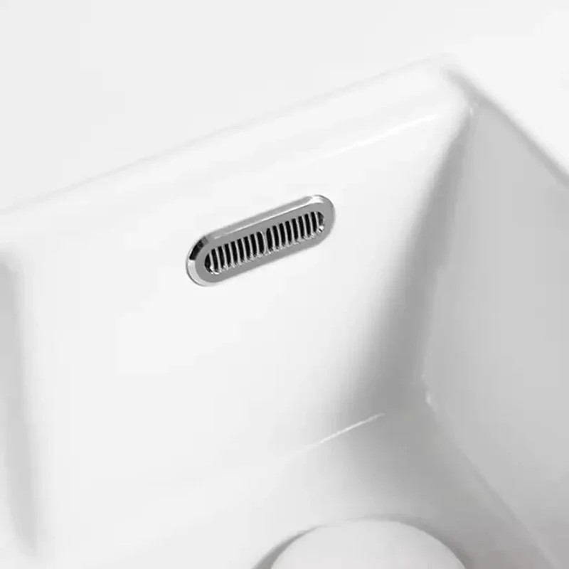 Kickass Modern Ceramic Vessel Sink Featuring Integrated Washboard Panel Hella Slick Table Basin Perfect For Bathrooms Balconies Or Mudrooms Anti Overflow Design Makes Cleanup A Breeze Every Time