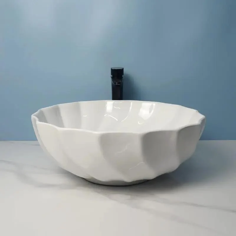 Slick Round Ceramic Vessel Sink For Bathroom Vanity With Fresh Modern Lines And Straight Up Luxe Finish Top Shelf Basin Perfect For Hotels And Bars Seeking Heavy Duty Glam Without The Hassle