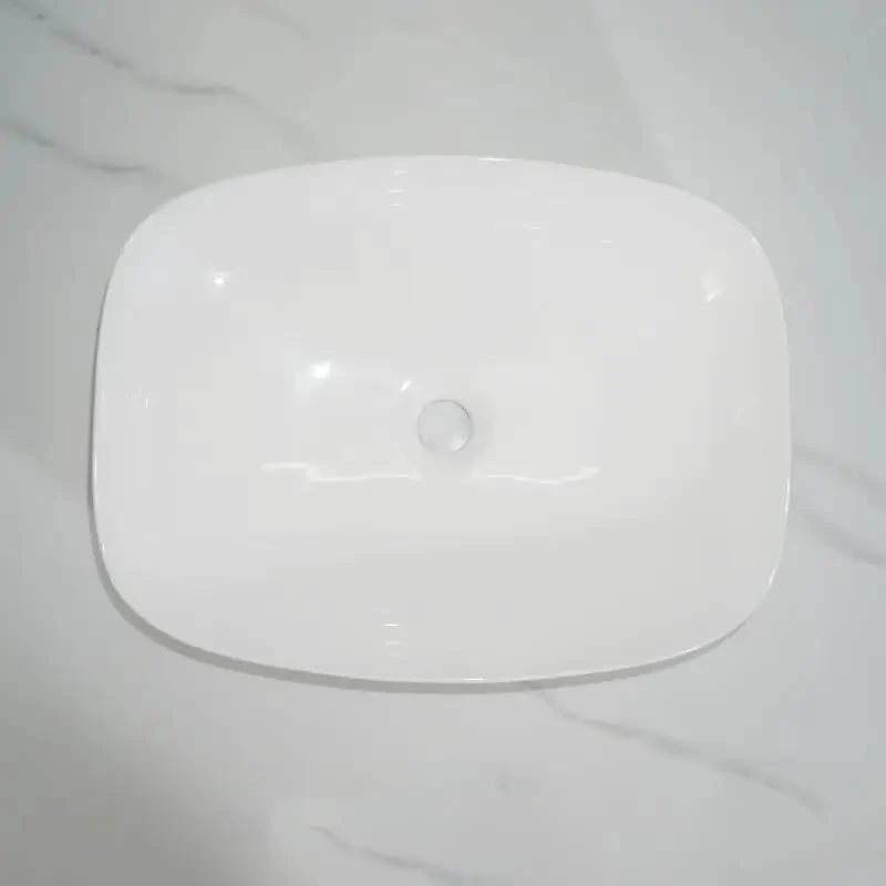 The Real Deal Square Ceramic Vessel Sink Featuring Smooth Rounded Corners For Above Counter Setup In Modern Bathrooms To Bring Your Home Decor Game A Major Upbeat Glow Up