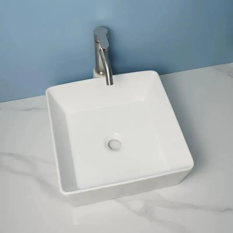 Level Up Your Bathroom With This Top Shelf Ceramic Vessel Sink Featuring Clean Lines And A Smooth Countertop Design This Single Basin Delivers Modern Luxe Vibes Perfect For Apartments Or Hotels Upgrade Your Sink Game Now