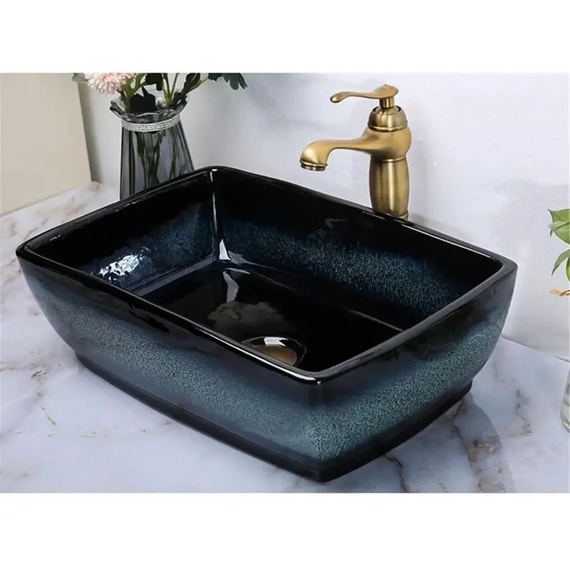 Slick Rectangular Ceramic Vessel Sink For Bathroom Vanity With A Dead Simple Setup And Top Shelf Countertop Basin Crafted From Durable Clay In Light Grey Finish