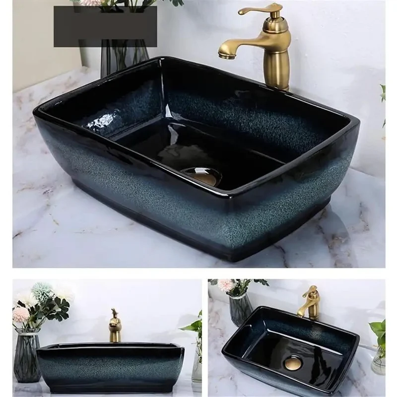 Slick Rectangular Ceramic Vessel Sink For Bathroom Vanity With A Dead Simple Setup And Top Shelf Countertop Basin Crafted From Durable Clay In Light Grey Finish