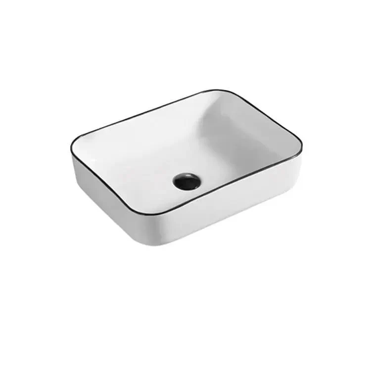 Modern Ceramic Vessel Sink For Bathroom Above Counter Countertop Wash Basin Luxury Artistic Bowl Design Easy Install Premium Glaze Home Spa Hotel Grade Decor Statement Maker