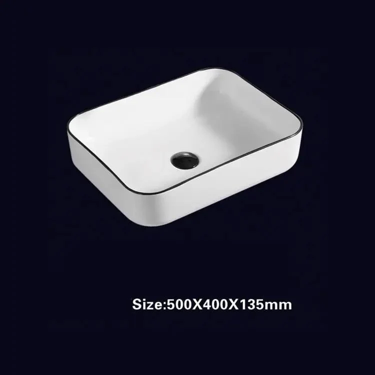 Modern Ceramic Vessel Sink For Bathroom Above Counter Countertop Wash Basin Luxury Artistic Bowl Design Easy Install Premium Glaze Home Spa Hotel Grade Decor Statement Maker
