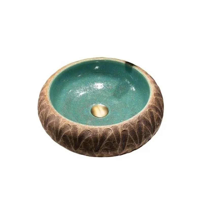 Modern Ceramic Vessel Sink Basin Dope Sleek Design Top Shelf Durability Multi Purpose Countertop Washbasin For Bathroom Or Balcony Easy Clean Home Refresh Real Deal High Grade Fixture