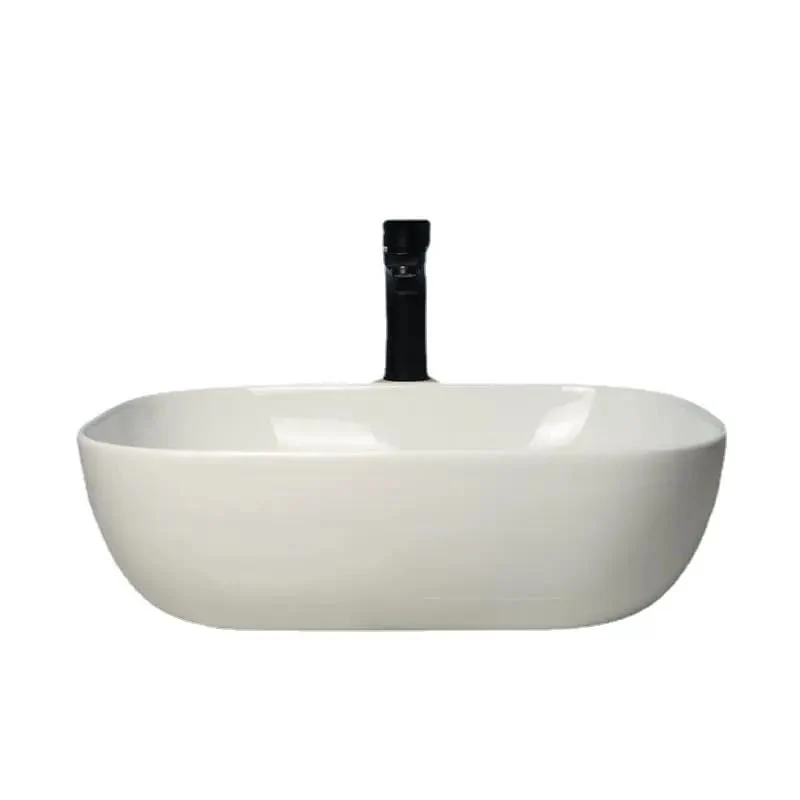 Modern Luxury Square Ceramic Vessel Sink With Rounded Corners Adds A Clean Vibe To Any Bathroom Or Outdoor Bar Vanities As An Above Counter Washbasin For Your Sick Renovation Project
