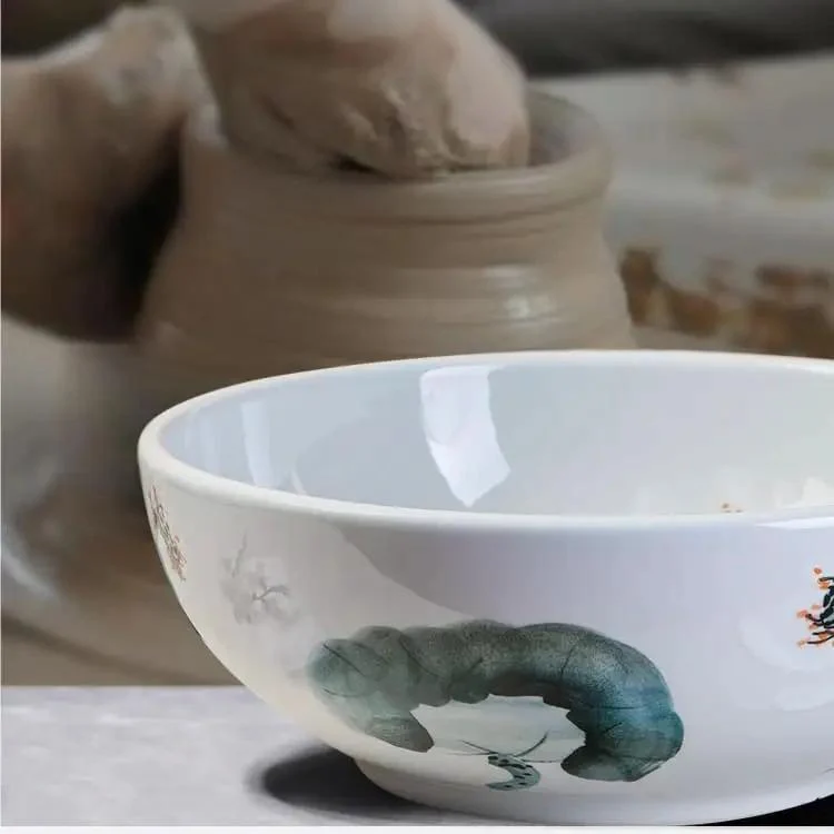 Round Ceramic Vessel Bathroom Sink Real Deal Countertop Washbasin Slick Modern Vanity Bowls Boss Level Retro Design Premium Glazed Finish For Everyday Home Baths