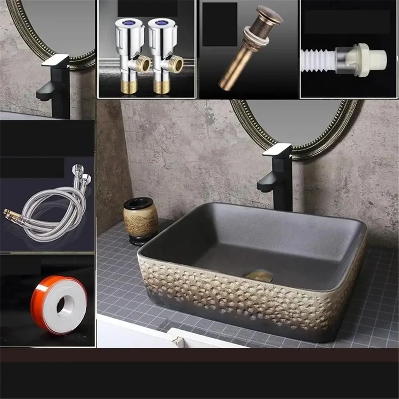 Slick Ceramic Vessel Sink With Imitation Stone Finish And Smooth Oval Basin Perfect For Modern Home Bathroom Or Outdoor Pool Countertop Setup That Delivers Drop Dead Gorgeous Style While Being Hella Easy To Maintain And Built To Last