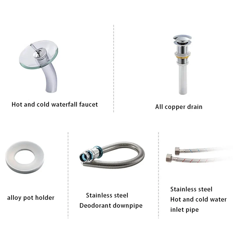 Built Different Round Tempered Glass Bathroom Vessel Sink With Solid Faucet Kit And No Fuss Pop Up Drain Simple Top Mount Vanity Bowl For A Quick Refresh Heavy Duty One Piece Craft Flawless Shine Total Head Turner For The Master Bath